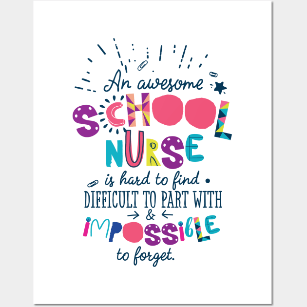 An Awesome School Nurse Gift Idea - Impossible to forget Wall Art by BetterManufaktur